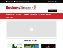 Tablet Screenshot of businessgrenada.com